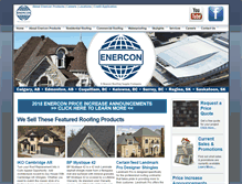 Tablet Screenshot of enerconroof.com